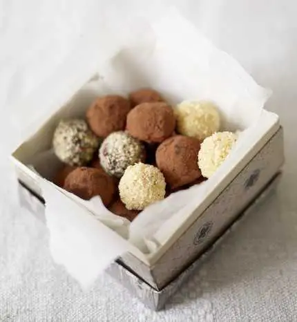 recipe for white chocolate truffles