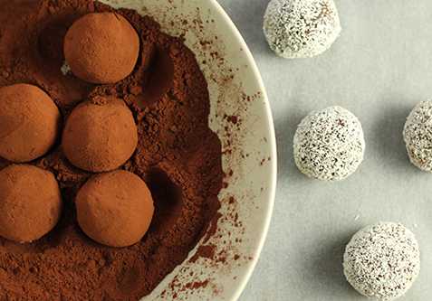 vegan chocolate truffles