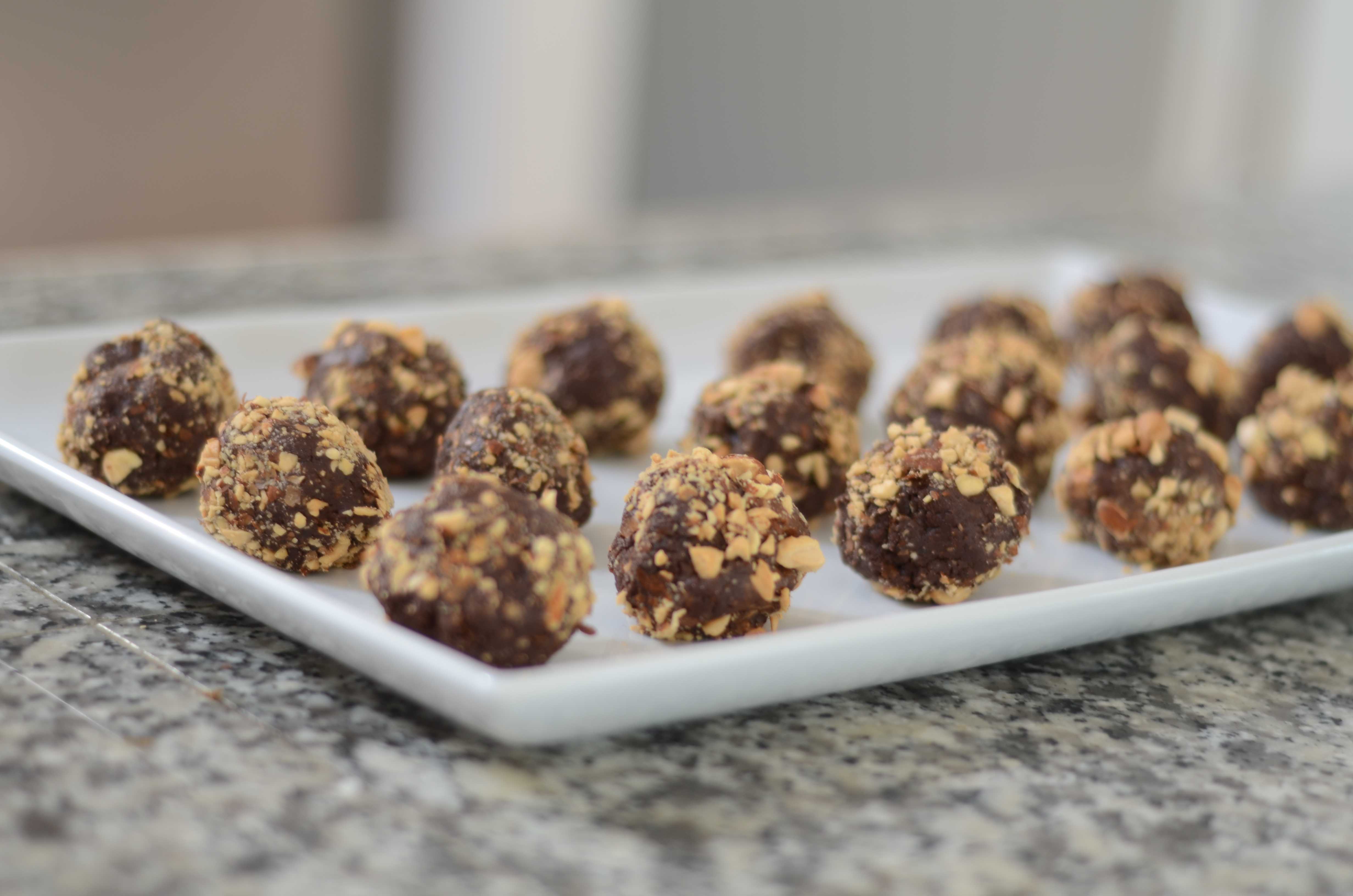 healthy chocolate truffles