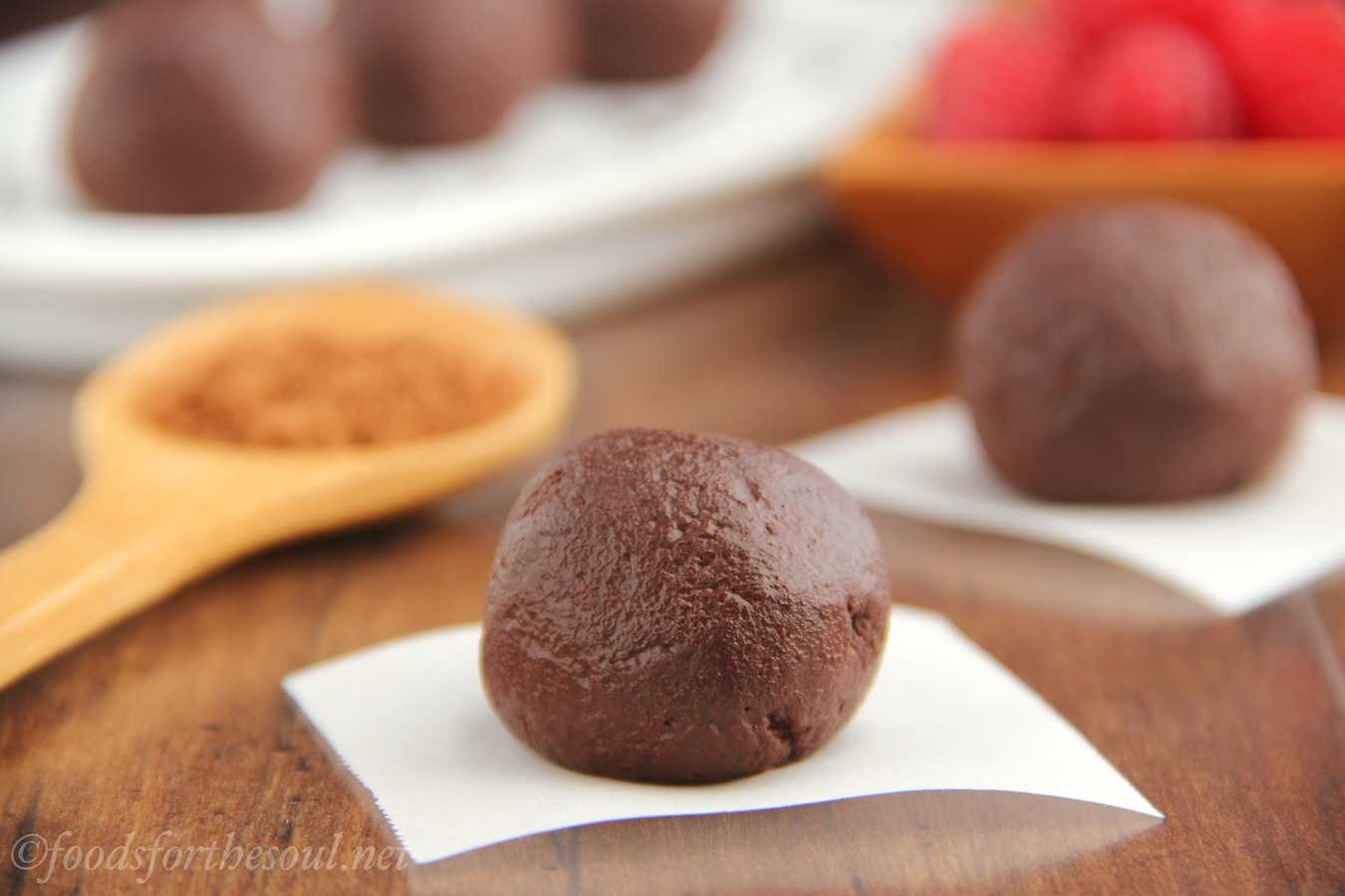 dark chocolate raspberry truffles recipe