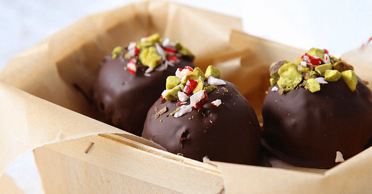 Vegan Holiday Truffles