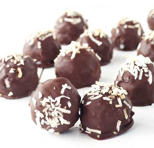 chocolate coconut truffles recipe