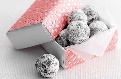 orange chocolate truffles